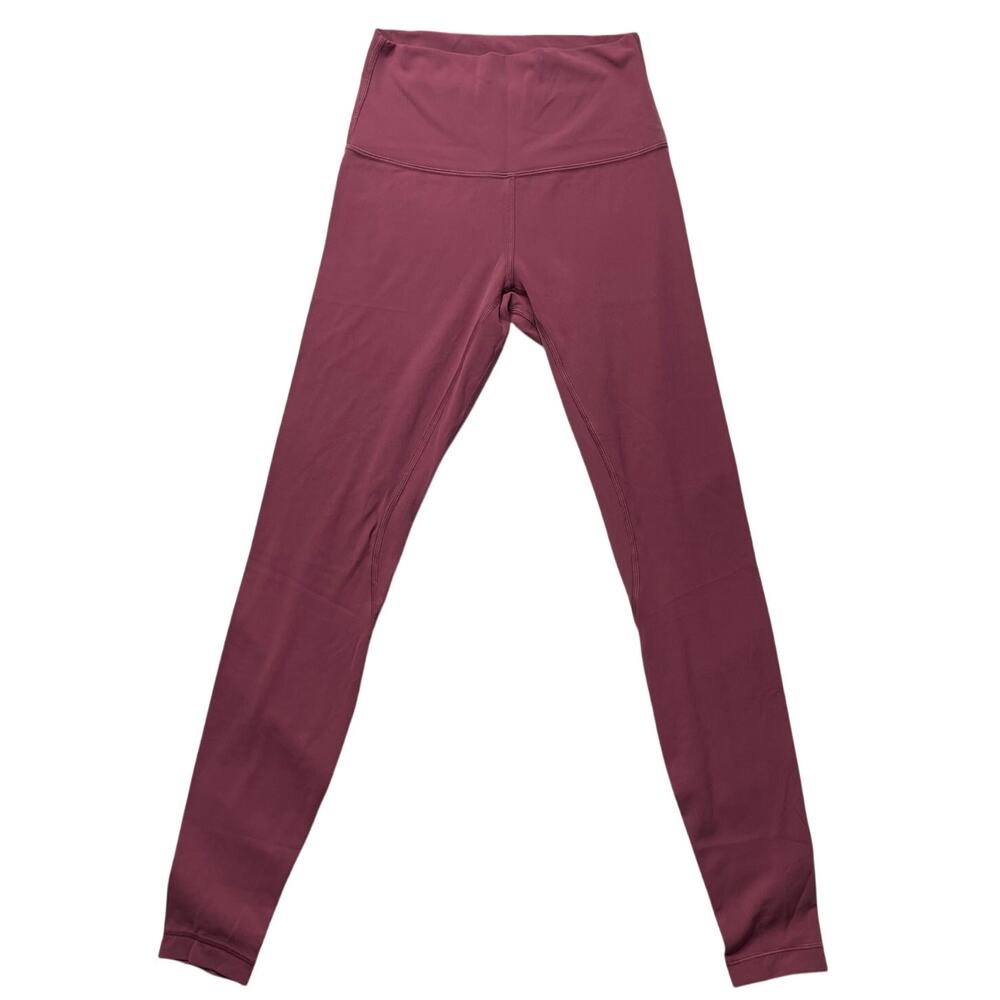 Lululemon Align Leggings Misty Merlot Sz 4 Women's Athleisure Stretch Yoga